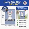 West Highland White Terrier Welcome House Flag
