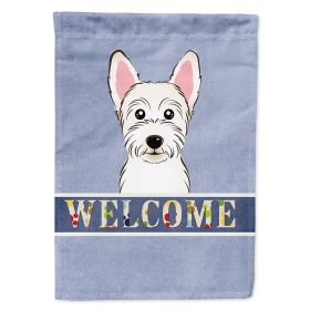 West Highland White Terrier Welcome House Flag