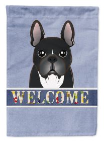 French Bulldog Welcome Flag Garden Size