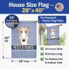 Borzoi Welcome House Flag