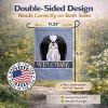 Japanese Chin Welcome Flag Garden Size