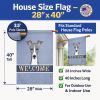 Italian Greyhound Welcome House Flag
