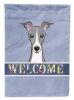 Italian Greyhound Welcome House Flag
