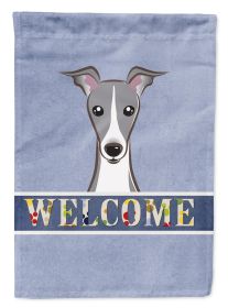Italian Greyhound Welcome House Flag