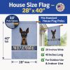 Min Pin Welcome House Flag
