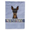 Min Pin Welcome House Flag