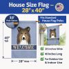 Sheltie Welcome House Flag