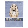 Afghan Hound Welcome House Flag
