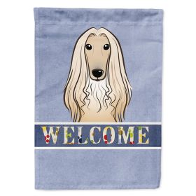 Afghan Hound Welcome House Flag