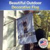 Doberman Welcome House Flag