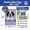 Saint Bernard Welcome House Flag