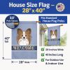 Papillon Welcome House Flag