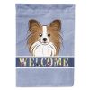 Papillon Welcome House Flag