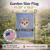 Chihuahua Welcome Flag Garden Size