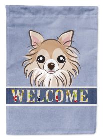 Chihuahua Welcome Flag Garden Size