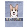 Corgi -Sable - Welcome House Flag
