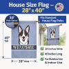 Corgi - Tricolor - Welcome House Flag
