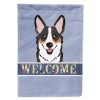 Corgi - Tricolor - Welcome House Flag