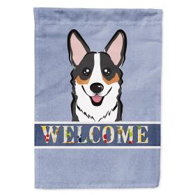 Corgi - Tricolor - Welcome House Flag