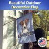 Jack Russell Terrier 1 Welcome House Flag