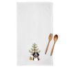 Bernese Mountain Dog Christmas Tree White Kitchen Towel Set of 2