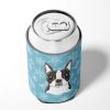 Boston Terrier Snowflake Design Can Hugger