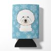 Bichon Frise Snowflake Design Can Hugger