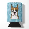 Boxer Snowflake Design Can Hugger