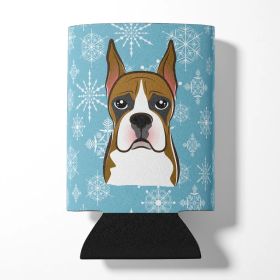 Boxer Snowflake Design Can Hugger