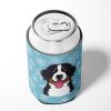 Bernese Mountain Dog Snowflake Design Can Hugger