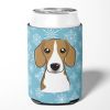 Beagle Snowflake Design Can Hugger