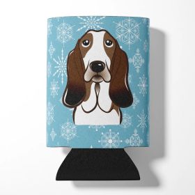 Basset Hound Snowflake Design Can Hugger