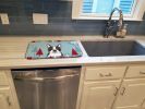 Boston Terrier Winter Holiday Dish Drying Mat