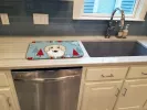 Dachshund - Longhair - Creme Winter Holiday Dish Drying Mat
