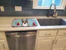 Boxer Winter Holiday Dish Drying Mat
