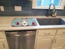 Borzoi Winter Holiday Dish Drying Mat