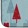 Italian Greyhound Winter Holiday Dish Drying Mat