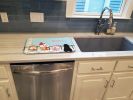 Bouvier des Flandres Merry Christmas Carolers Dog Dish Drying Mat