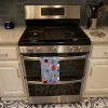 French Bulldog - Black and White - Doghouse Collection Kitchen Towel
