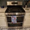 Basset Hound Doghouse Collection Kitchen Towel