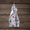 Black Russian Terrier Doghouse Collection Kitchen Towel