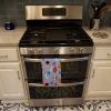 Border Terrier Doghouse Collection Kitchen Towel
