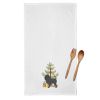 Affenpinscher Christmas Tree White Kitchen Towel Set of 2