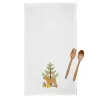 Shar Pei Christmas Tree White Kitchen Towel Set of 2
