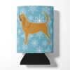 Bloodhound Snowflake Design Can Hugger