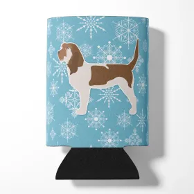 Petit Basset Griffon Vendeen Snowflake Design Can Hugger