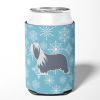 Bearded Collie Snowflake Design Can Hugger