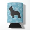 Briard Snowflake Design Can Hugger