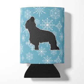 Briard Snowflake Design Can Hugger