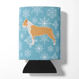 Staffordshire Bull Terrier Snowflake Design Can Hugger